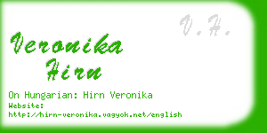veronika hirn business card